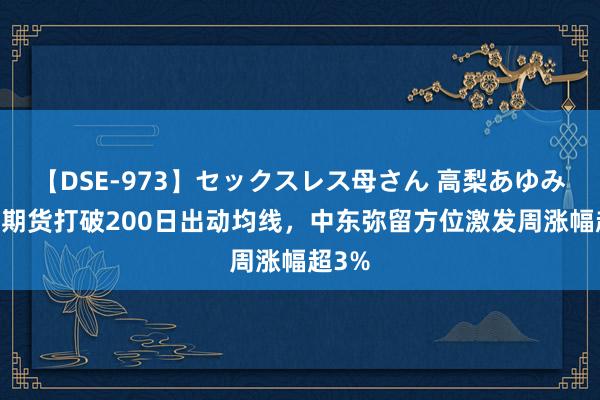 【DSE-973】セックスレス母さん 高梨あゆみ 原油期货打破200日出动均线，中东弥留方位激发周涨幅超3%